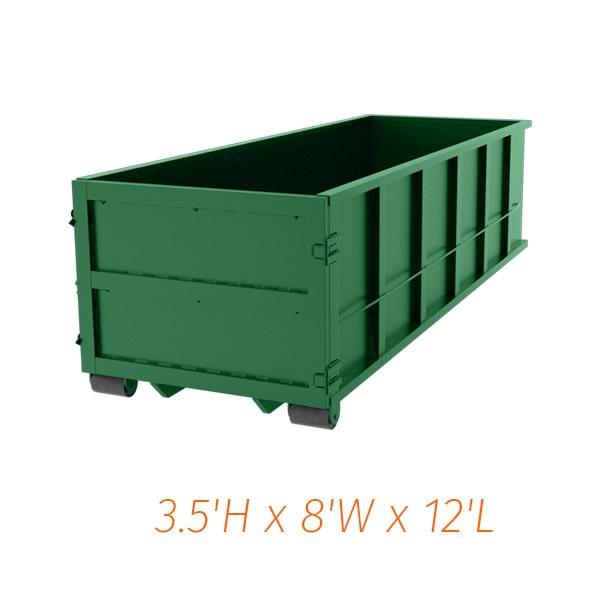 the weight capacity of a 10 yard dumpster typically ranges from 1 to 3 tons